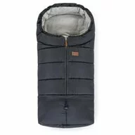 Sac de iarna, Petite&Mars, Jibot, Pentru carucior, landou sau scaun auto, 100x48 cm, Impermeabil, Cu elemente reflectorizante, Extensibil, 3 in 1, Charcoal Grey