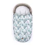 Sac de iarna, Petite&Mars, Comfy, 4 in 1, Impermeabil,Cu blanita si interior din fleece, Universal, Pentru carucior, 100 x 55 cm, Albastru Deschis - 1