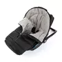 Sac de iarna, Petite&Mars, Jibot, Pentru carucior, landou sau scaun auto, 100x48 cm, Impermeabil, Cu elemente reflectorizante, Extensibil, 3 in 1, Albastru - 10