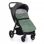Sac de iarna, Petite&Mars, Jibot, Pentru carucior, landou sau scaun auto, 100x48 cm, Impermeabil, Cu elemente reflectorizante, Extensibil, 3 in 1, Pale Eucalypt - 2