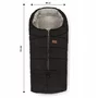Sac de iarna, Petite&Mars, Jibot, Pentru carucior, landou sau scaun auto, 100x48 cm, Impermeabil, Cu elemente reflectorizante, Extensibil, 3 in 1, Pale Eucalypt - 10