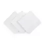 Set 3 scutece, Petite&Mars, Moussy Total White, Din muselina de bambus, Hipoalergenice, 68 x 68 cm, Certificate Oeko Tex Standard 100, Alb - 1