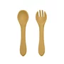 Set tacamuri, Petite&Mars, Take&Match, Din silicon, Fara BPA 6 luni+, Ocru - 1