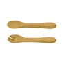 Set tacamuri, Petite&Mars, Take&Match, Din silicon, Fara BPA 6 luni+, Ocru - 3