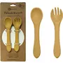 Set tacamuri, Petite&Mars, Take&Match, Din silicon, Fara BPA 6 luni+, Ocru - 2