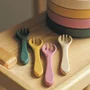 Set tacamuri, Petite&Mars, Take&Match, Din silicon, Fara BPA 6 luni+, Verde inchis - 7
