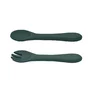 Set tacamuri, Petite&Mars, Take&Match, Din silicon, Fara BPA 6 luni+, Verde inchis - 4