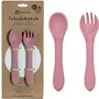 Set tacamuri, Petite&Mars, Take&Match, Din silicon, Fara BPA 6 luni+, Roz - 2