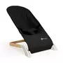 Sezlong balansoar, Petite&Mars, Calmy, Cu centura in 3 puncte, De la nastere pana la 9 kg, Conform standardului EN12792, Negru - 3