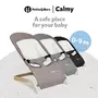 Sezlong balansoar, Petite&Mars, Calmy, Cu centura in 3 puncte, De la nastere pana la 9 kg, Conform standardului EN12792, Negru - 2