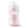 Biberon, Philips Avent, Natural Response, 1 luni+, 260 ml, Fara BPA, Anticolici, Roz - 2