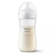 Biberon, Philips Avent, Natural Response, 3 luni+, 330 ml, Fara BPA, Anticolici, Alb