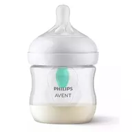 Biberon, Philips Avent, Natural Response, Cu supapa AirFree, 0 luni+, 125 ml, Fara BPA, Anticolici, Alb