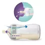 Biberon, Philips Avent, Natural Response, Cu supapa AirFree, 3-6 luni, debit 3 (mediu), 260 ml, Fara BPA, Anticolici, Alb - 8
