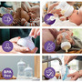 Biberon, Philips Avent, Natural Response, Din sticla, 0 luni+, 120 ml, Fara BPA, Anticolici, Alb - 10