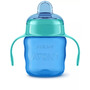 Canuta cu tetina de formare, Philips Avent, 6 luni+, 200 ml, Fara BPA, Lavabila in masina de spalat, Albastru - 3