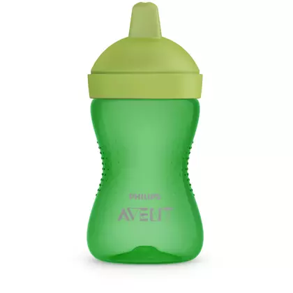 Canuta cu tetina de formare, Philips Avent, Dura, 18 luni+, 300 ml, Verde