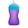 Canuta cu tetina de formare, Philips Avent,  Moale, 9 luni+, 300 ml, Violet - 1