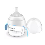 Canuta cu tetina, Philips Avent,  Natural Response, 6 luni+, 150 ml, Fara BPA, Anticolici, Alb