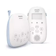 Interfon bebelusi, Philips Avent, Fara interferente, Cu lumina de veghe, Cu melodii, Cu tehnologie DECT, Pana la 24h capacitate de functionare, 0 luni+, Alb