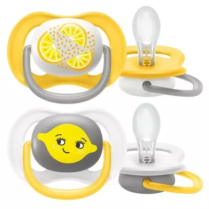 Suzete set, Philips Avent ortodontice, Ultra Air Neutral, 2 buc, 6-18 luni, Lamaie