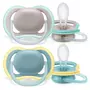 Suzete set, Philips Avent ultra air, 18 luni+, Din silicon, Ortodontice, Fara BPA, 2 bucati, Multicolor - 1