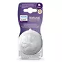 Set tetine, Philips Avent, Natural Response, 2 buc, Cu debit 6 (rapid), 6 luni+, Transparent - 2