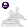 Set tetine, Philips Avent, Natural Response, 2 buc, Cu debit 6 (rapid), 6 luni+, Transparent - 1