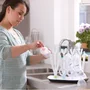 Uscator, Philips Avent, Pentru biberoane, cu tava detasabila, Cu design flexibil, Fara BPA, 33 x 20 5 x 6 8 cm, 0 luni+, Alb - 4