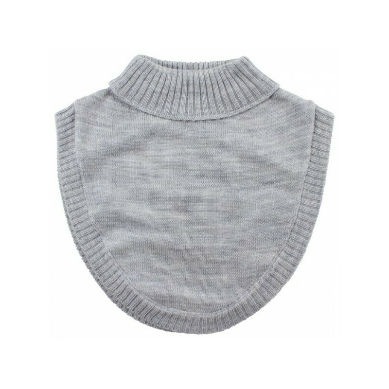 Pieptar copii lana merinos tricotata superwash - Nordic Label - Grey Melange 1-2 ani