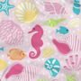 Pink Sealife 4T - Slip inot refolosibil SPF 50+ cu capse si volanase Green Sprouts by iPlay - 3
