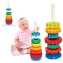 Fat Brain Toys - Piramida cu rotite pentru bebelusi - 8