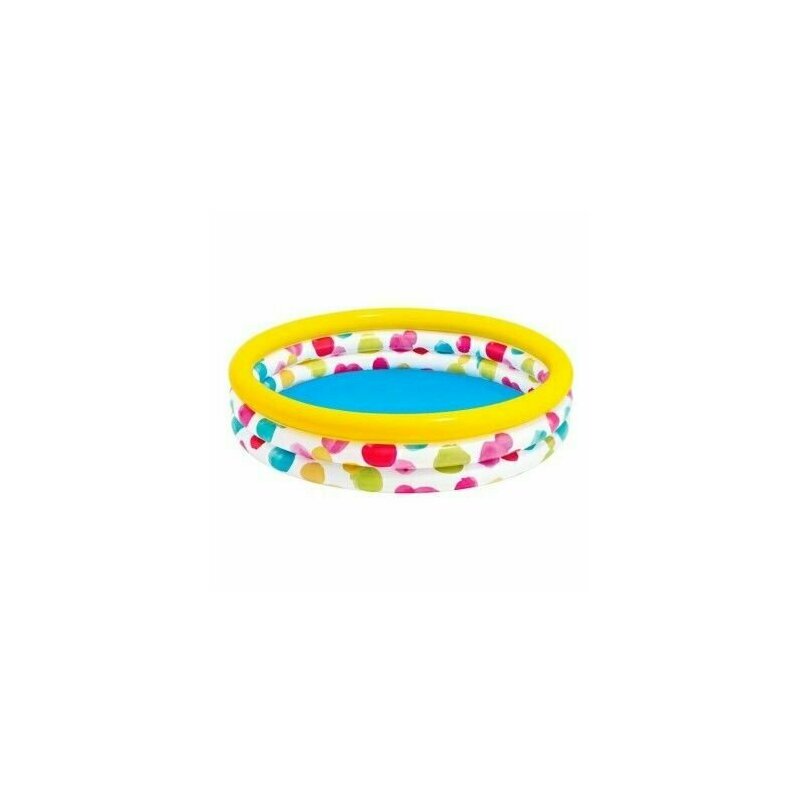 Piscina gonflabila copii, Intex, Cool dots ,multicolor, 581 litri,168 x 38 cm, 58449