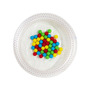 Piscina gonflabila pentru copii, 2 inele, 50 de bile colorate, Bestway, 91 x 20 cm, Alb cu buline Roz - 4