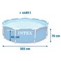 Piscina, Intex, 9W1, Rotunda, Cu cadru metalic, Cu pompa de filtrare, Dimensiuni 305 x 76 cm, 6 ani+, Albastru - 5