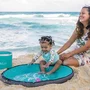 Piscina pentru copii, Bbluv, Splash, Pliabila, Din tesatura impermeabila, Include geanta de transport si galetusa pliabila, 21,1x85,1x6,1 cm, 3 luni+, Aqua - 6