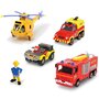 Jada toys - Pista de masini Dickie Toys Fireman Sam Rescue Team Sam Fire cu 3 masinute, 1 elicopter si o figurina - 2