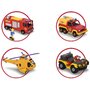 Jada toys - Pista de masini Dickie Toys Fireman Sam Rescue Team Sam Fire cu 3 masinute, 1 elicopter si o figurina - 4