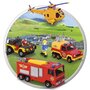 Jada toys - Pista de masini Dickie Toys Fireman Sam Rescue Team Sam Fire cu 3 masinute, 1 elicopter si o figurina - 5