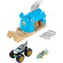Pista de masini Hot Wheels by Mattel Monster Truck Pit and Launch Shark Wreak cu 2 masinute - 1