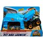 Pista de masini Hot Wheels by Mattel Monster Truck Pit and Launch Shark Wreak cu 2 masinute - 5