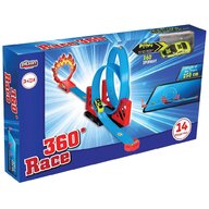 Pilsan - Pista de masini Race 360,  Cu masinuta, Albastru