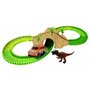 Pista Jurassic RS Toys cu 4 dinozauri si masina - 1