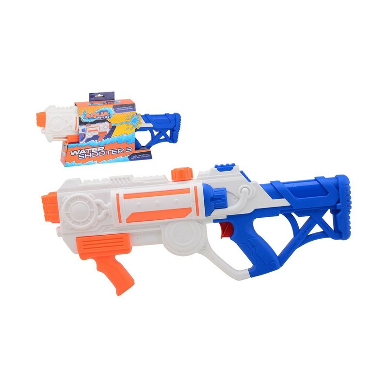 Pistol de apa, Johntoy, Space Mega Blaster, 50 cm, 3 ani+, Multicolor