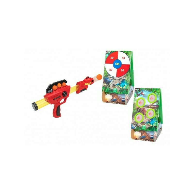 Globo - pistol cu 6 gloante moi si tinta