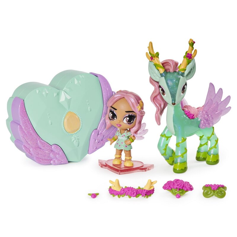 Spin master - papusa pixie , creatura fantastica, cu caprioara