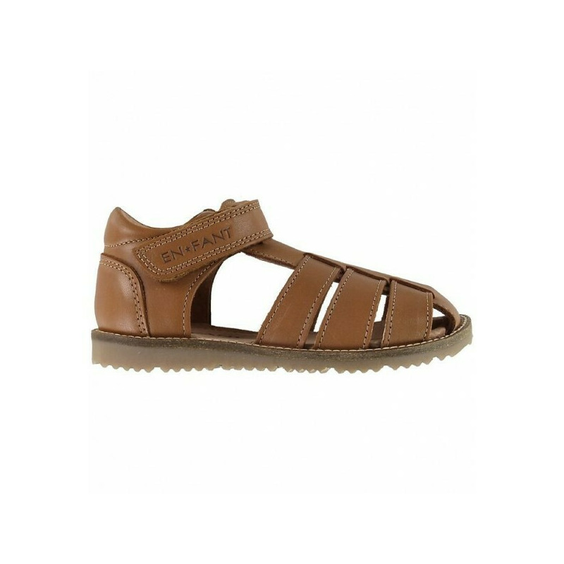 Plain Big Camel 27 - Sandale din piele cu inchidere velcro pentru copii - En Fant