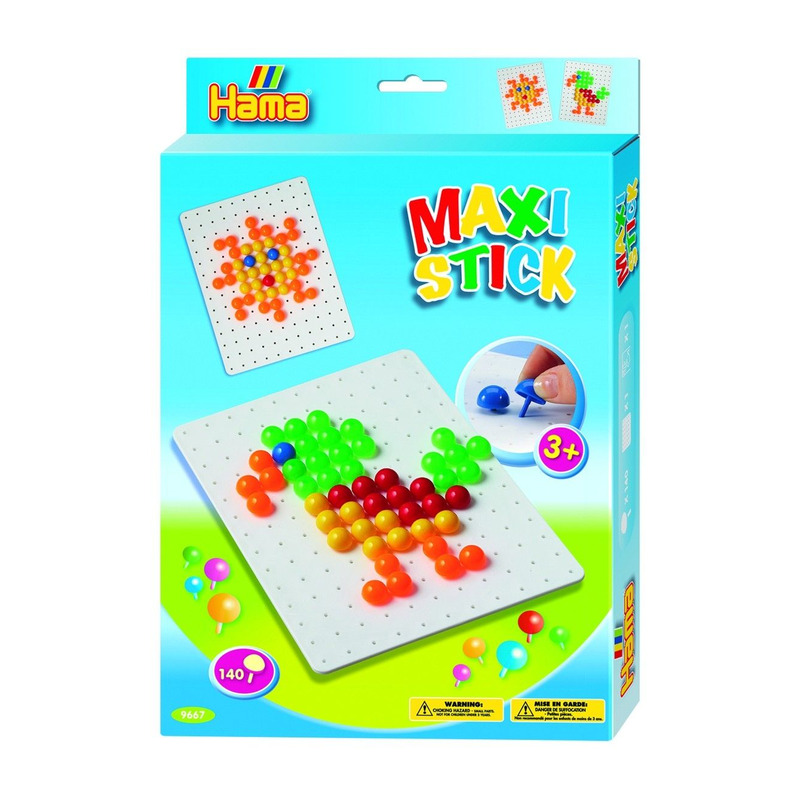 Planseta PATRAT cu 140 tepuse ciuperci MAXI STICK in cutie de cadou