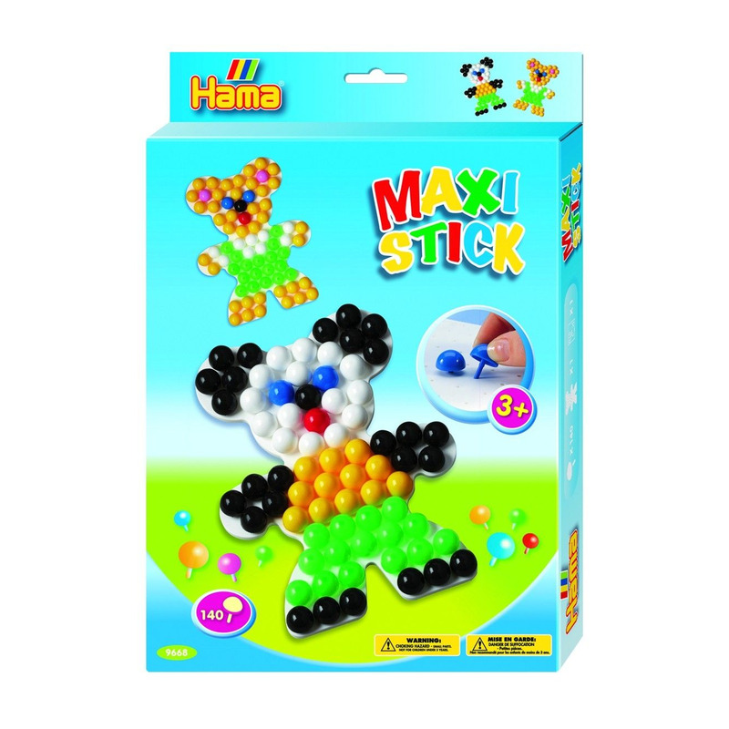 Planseta URSULET cu 140 tepuse ciuperci MAXI STICK in cutie de cadou