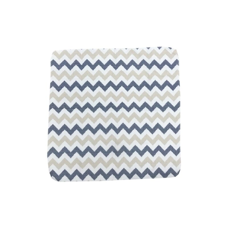 Deseda - plapuma din finet 140x110 cm zig zag albastru